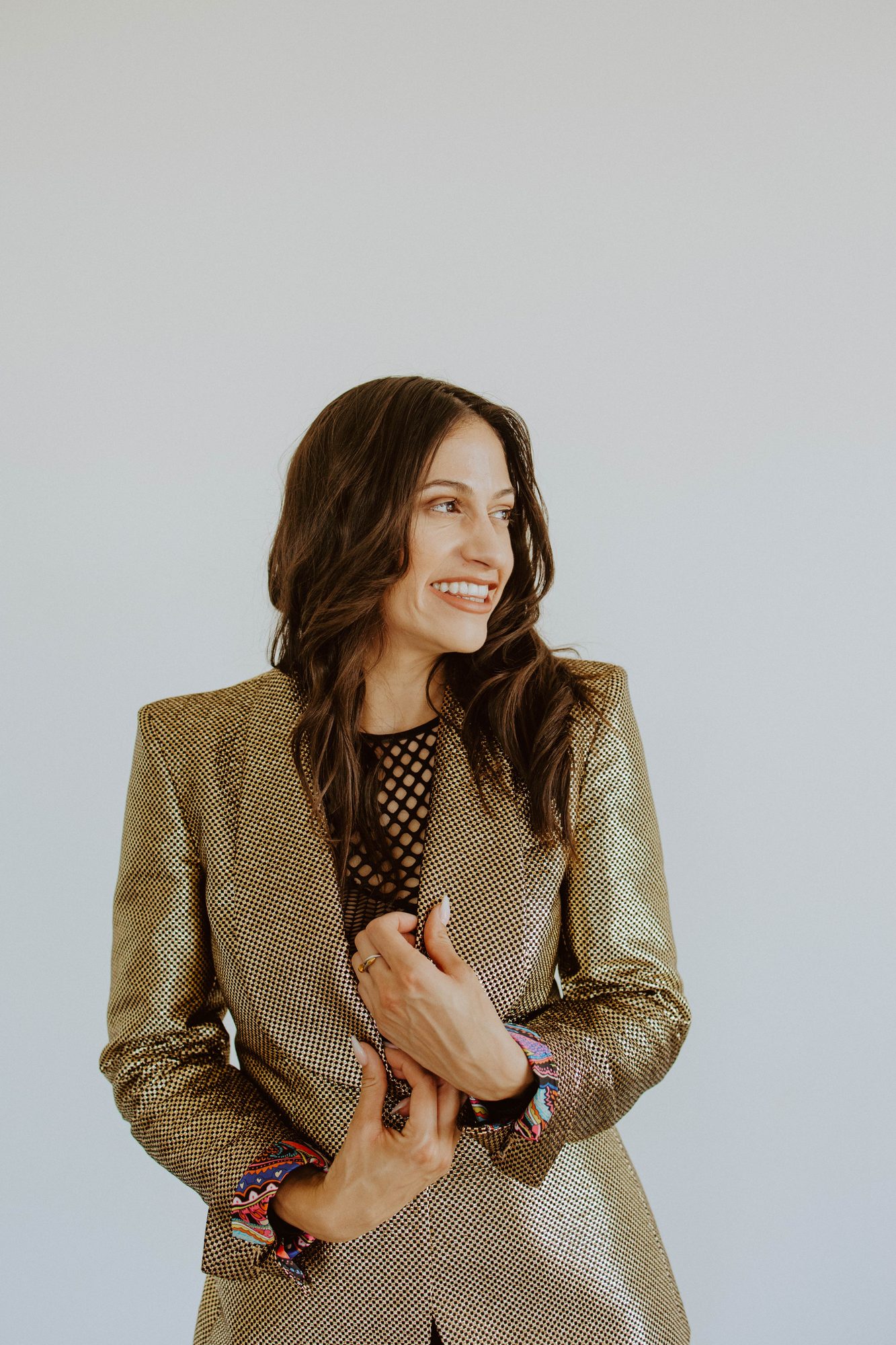 Natalie Micale Schultz, editorial portrait.